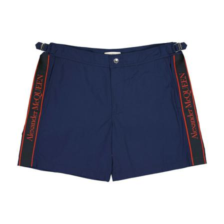 Alexander McQueen Korte Broek , Blauw , Heren , Maat: L