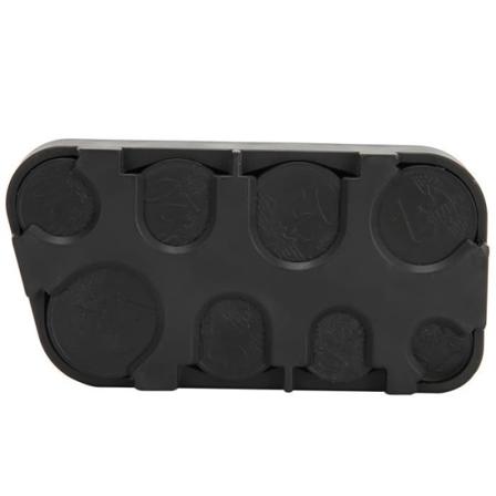 HURRISE Bil Mynthållare Euro Mynt Dispenser Rektangel Plast Mynt Förvaringsbox Organizer