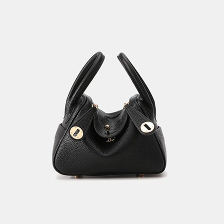 mini lindy veske kuskinn legeveske ekte skinn dameveske trendy ett skulder crossbody håndveske puteveske 19cm gullspenne