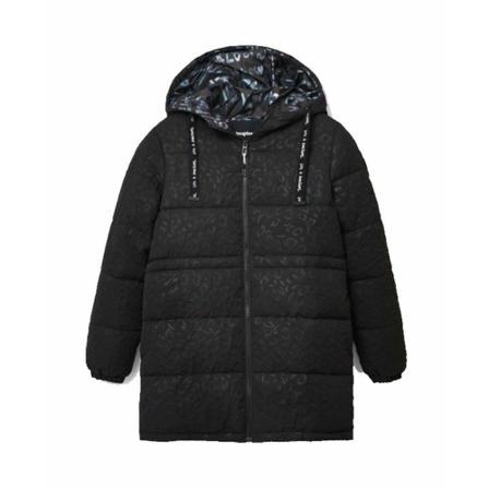 Desigual, Down Jackets Zwart, Dames, Maat:M