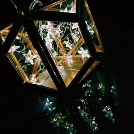 Julepynt LED-lyskæde Julehjem Havehegn Dekorative lyskæde, Hjemmedekoration