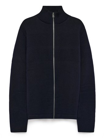Mads Nørgaard | Wool Klemens Zip Knit Fav | M