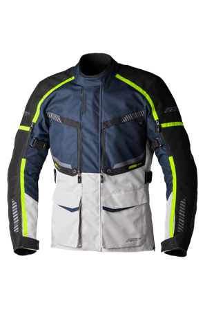 Veste Moto RST Maverick Evo Bleu Marine/Argent M