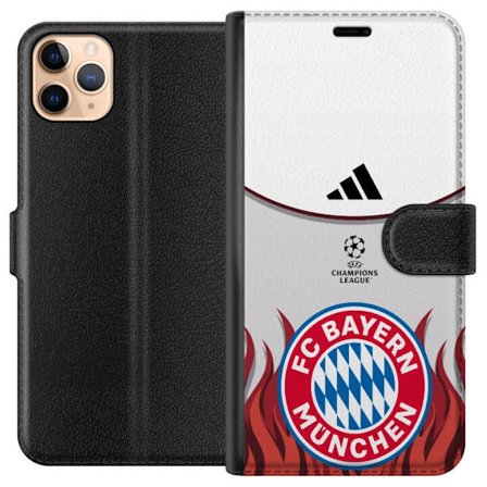 Kompatibel Tegnebogsetui til Apple iPhone 11 Pro Max FC Bayern München Fodbold Fodbold