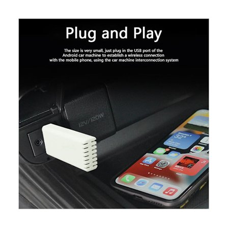 Langallinen langattomaan Carplay-sovittimeen Auton stereot USB-liitännällä Plug and Play Smart Link -puhelimen automaattinen yhteys