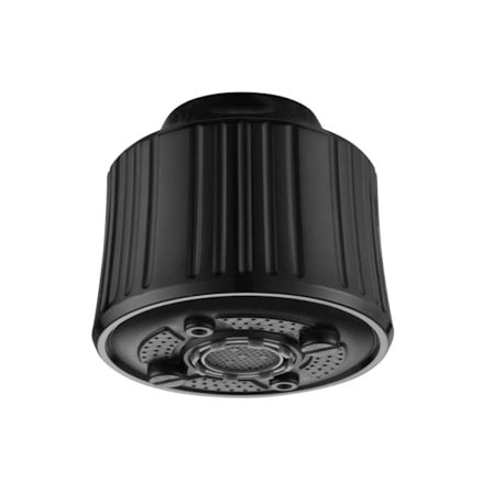 Vandhane Belufter Sprøjte Vandhane Forlængelsesdyse SORT