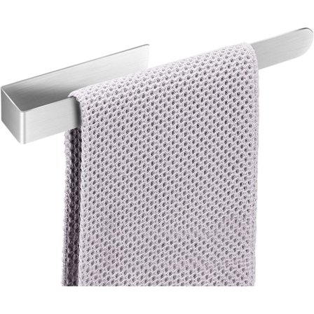 Håndklædeholder i rustfrit stål, selvklæbende håndklædeholder, håndklædestang uden boring, vægmonteret