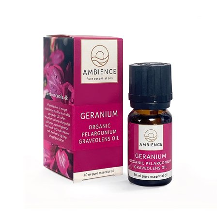 Ambience Geranium Olie Økologisk 10 ml, Tøj & Bolig, Duftolier, Æteriske Olier