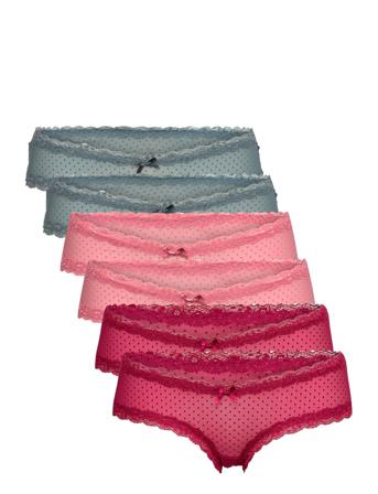 6-Pack V-Shape Brasilian Flock Dot Patterned Hunkemöller