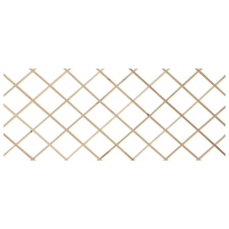 vidaXL Spaljéstaket 5 st massivt granträ 180x80 cm