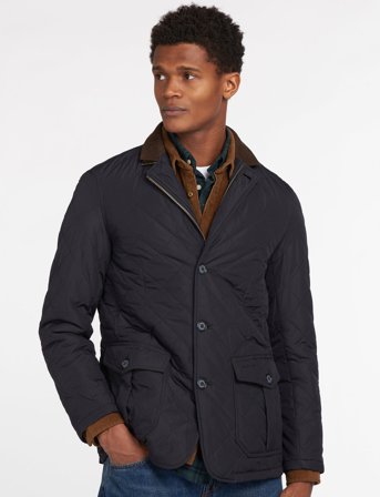 Barbour Barbour Quilted Lutz - Black - XXL