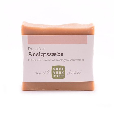 SÆBEVÆRKSTEDET Ansigtssæbe med Rosa ler, Skincare, Renseprodukter, Rens & Vask