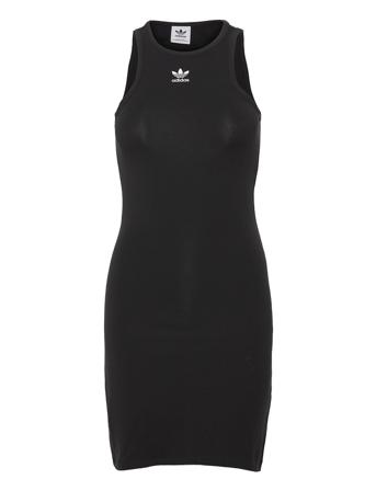 Adicolor Essentials Rib Tank Dress W Dresses T-shirt Dresses Musta Adidas Originals