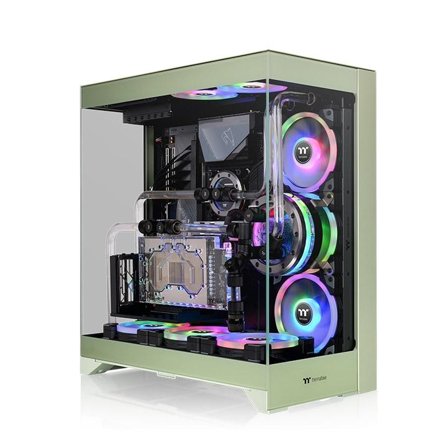 Thermaltake Cte E550 Tg Midi Tower Green