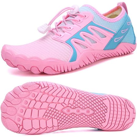 Skor Snabbtorkande strandsimskor, rosa, dam USA 9