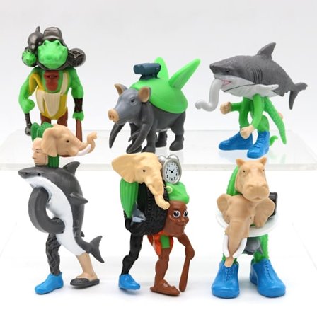 Uusi italialainen Brainrot Monster Fusion Edition Tung Tung Tung Sahur Tralalero Tralala Anime-toimintahahmo Sarjakuvakoristeen lahja