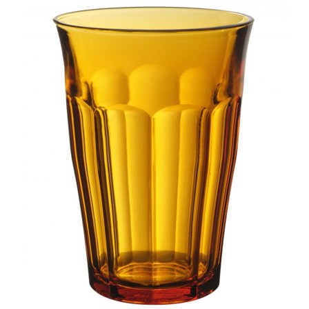 Duralex Picardie glass 36 cl rav, 6 stk.' - 'Amber