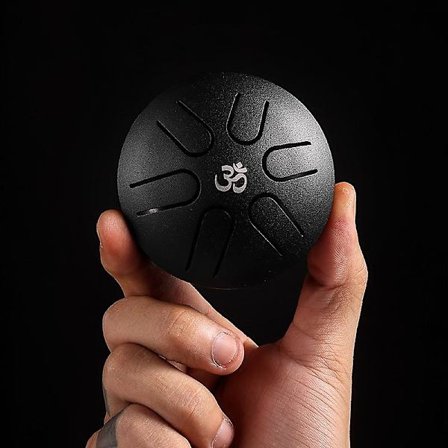 Black Friday 2024 Buddha Stones Mini Steel Tongue Drum, Mini Handpan Drum, Huoleton rumpu, Handpan rumpu, lapsille aikuisille koulutusviihde Medi