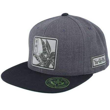 Yu-Gi-Oh! - Grå snapback Keps - Dark Magician Grey Engraved Charcoal Snapback - Yu-Gi-Oh @ Hatstore