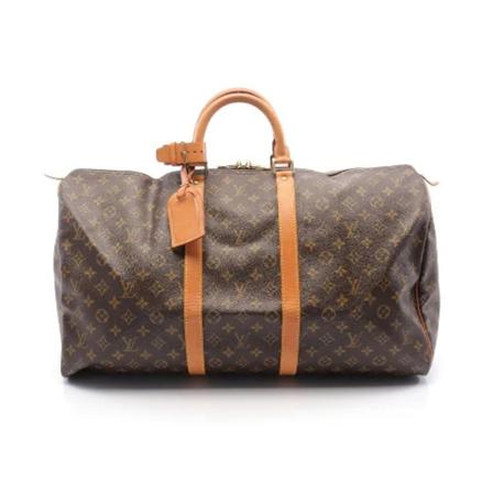 Louis Vuitton Vintage, Pre-owned Leather louis-vuitton-bags Bruin, unisex, Maat:ONE Size