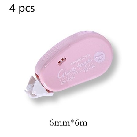 6m*6mm Correction Tape Correction Tool PINK