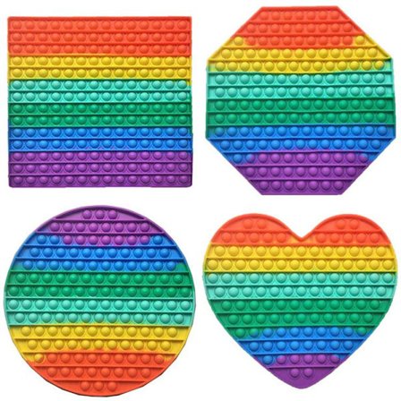 2-pak - Mega Pop It Fidget Legetøj - Legetøj / Legetøj