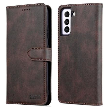 Azns Samsung Galaxy S22 Plus Fodral Retro Textur Brun