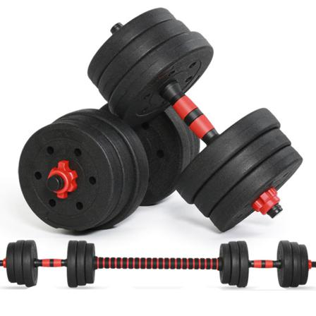 2i1 Hantlar & Skivstång - Max 20kg