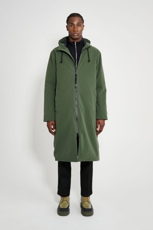Stockholm Long Matte Winter Coat Green