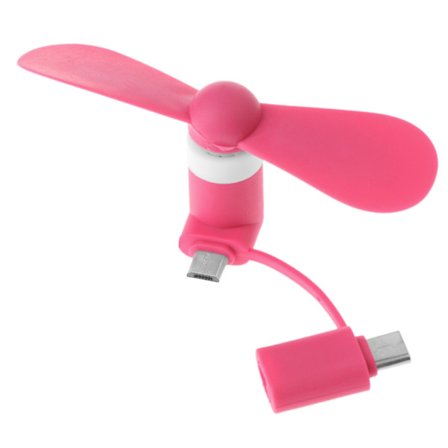 Mini Cute USB Fläktkylare Typ C Löstagbar USB-C-prylar Låg power för Power PC Bärbar datorkylare