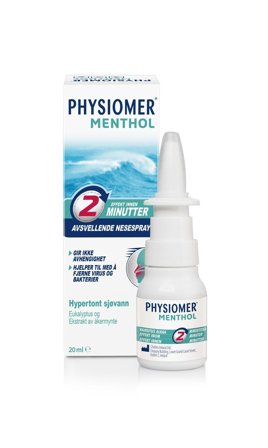 Physiomer Menthol saltvanns nesespray 20 ml