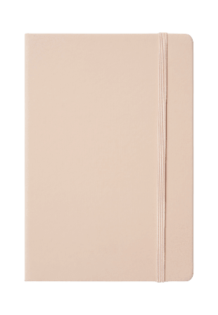 Åhléns Home Linjerad anteckningsbok A5 ROMEO Kontor & papper Rosa ONESIZE