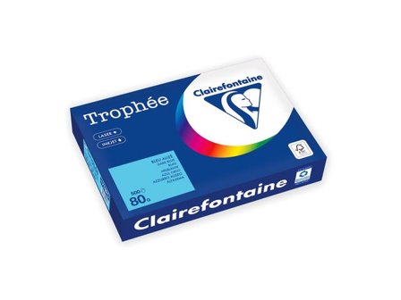 Clairefontaine Kopieringspapper A4 80g ohålat allmogeblå 500/fp - Lyreco - Kontorspapper - Specialpapper - Färgat - A4
