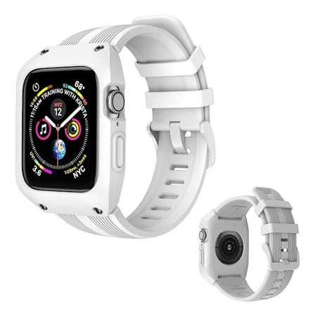 Apple Watch Series 3/2/1 42mm silikone Urrem - Hvid
