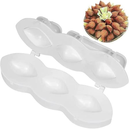 Kjøttbolleform, Kjøttkakepresse, Kjøttbolleform Manuell Kjøttkakemaker, Holdbar Diy Hvit Kjøttbolleform, Form For Å Lage Stekte Kjøttboller