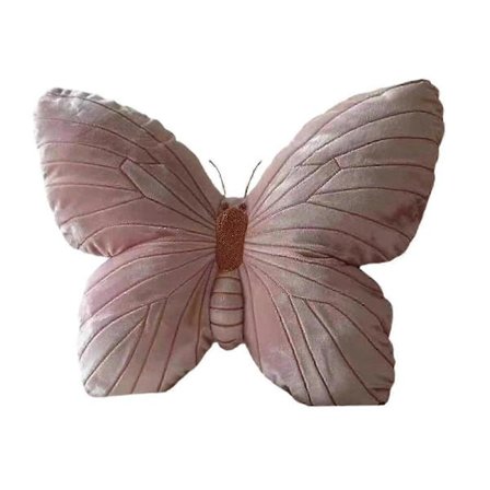 Sommerfuglpute Bursdagsgave Seng Hybel Stue Kontor Sofa Pyntepute Hvit