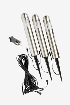 Konstsmide - Koristevalaisin Amalfi, 35 cm - Harmaa - Koristevalaisimet - - Homeroom