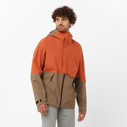 Salomon - Jacken Bekleidung Outerpath Pro 2.5l Jkt M - Shitake Baked Clay