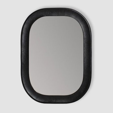 Landing 76 Spejl Sort 56X3X76Cm