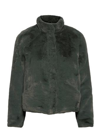Onlvida Faux Fur Jacket Otw Grey ONLY