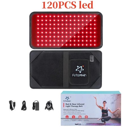 120/60 st LED Rött Infrarött Ljusterapi Bälte 850nm 660nm Vågljus för Led Vrist Ryggsmärta Muskelvärk Lindring Gadgets~01585