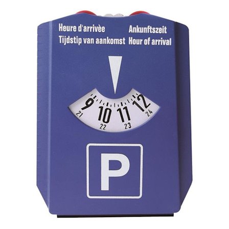 Parkeringsskiva NLD/DE/F/GB med isskrapa