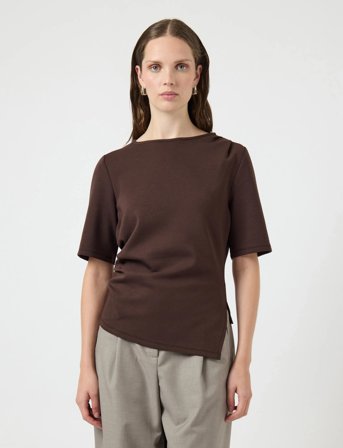 YAS Yaspina 2/4 Tee S. - Brown - M
