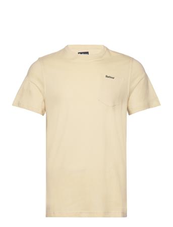 Barbour Langdon Pkt T Designers T-Kortærmet Skjorte Cream Barbour