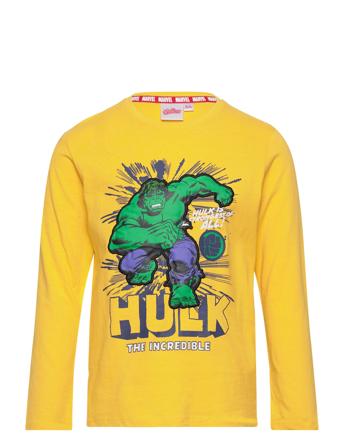 Long-Sleeved T-Shirt Yellow Marvel