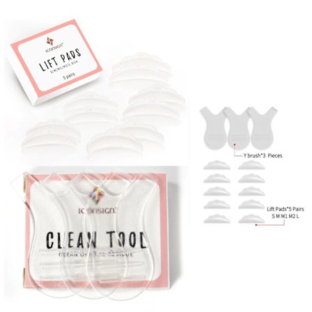 Lash Lift Pads + Clean Tool