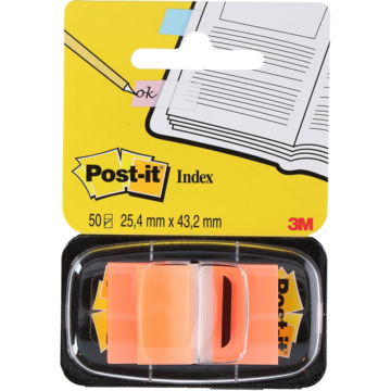 Post-It Index/Faner Oransje