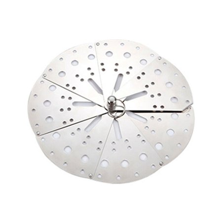 Rostfritt stål justerbart dropplock sjudande matgryta lock anti-overflow prevention lock ångställ