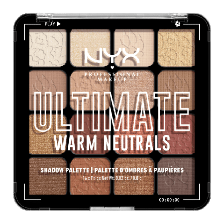 NYX Professional Makeup Ultimate Shadow Palette 16-Pan Ögonskuggor Unisex Flerfärgad ONESIZE