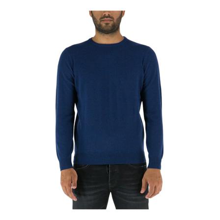 Kangra, Round-neck Knitwear Blauw, Heren, Maat:XL